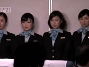 Japanische Uniform Flugbegleiterin