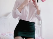 Asiatische Mädchen Rosa Titten und Masturbation Happy Time